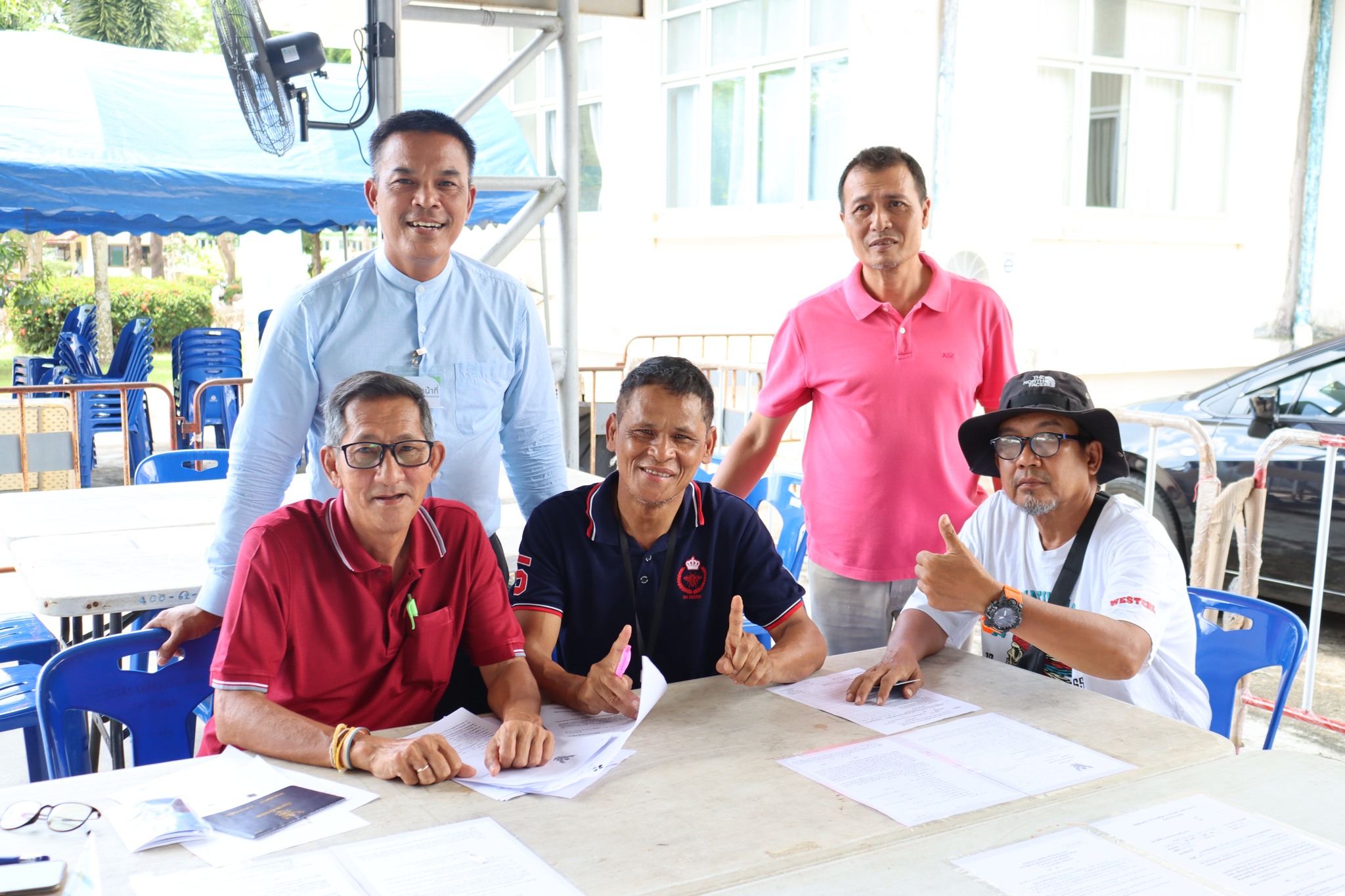 บรรยากาศการรับสมัครรับเลือกตั้งสมาชิกสภาเทศบาล และนายกเทศมนตรีตำบลตันหยงมัส วันที่ 2 (1 เมษายน 2568)