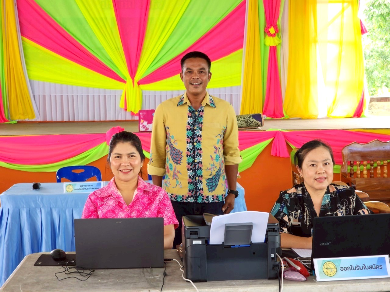บรรยากาศการรับสมัครรับเลือกตั้งสมาชิกสภาเทศบาล และนายกเทศมนตรีตำบลตันหยงมัส วันที่ 4 (3 เมษายน 2568)